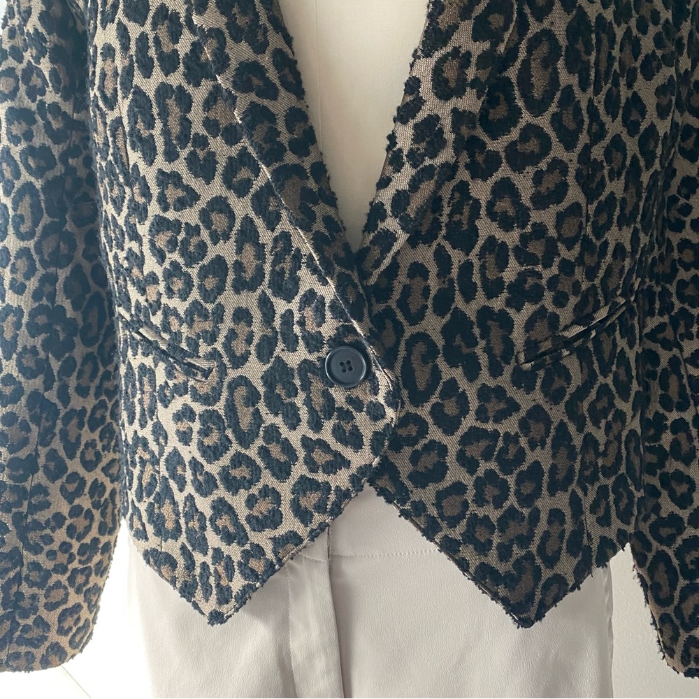 Smythe Leopard Print Anytime Blazer - 4 - image 6